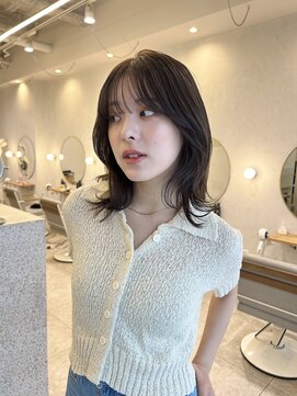 メルト 京橋店(melt) ナチュラルブラウンにレイヤーカット