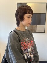 アンフェインド02(UNFEIGNED 02)&nbsp;ショートウルフ/大人ガーリー/ダークアッシュ/レイヤーカット