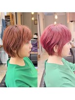 ココヘアメイク(KOKO hair make)&nbsp;白髪ぼかし　グラデーションボブ