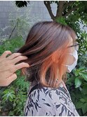 西葛西美容室 ビタミンカラー ボブウルフ 学割U24