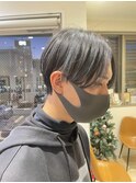 地毛風縮毛矯正/メンズ縮毛/センターパート/藤沢美容院