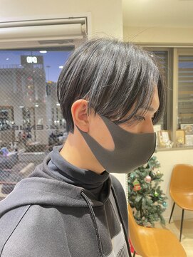 ウィル バイ ブラウン(Vir by Brown) 地毛風縮毛矯正/メンズ縮毛/センターパート/藤沢美容院