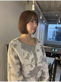 ★ブリーチなしダブルカラーヘーゼルベージュオリーブブラウン