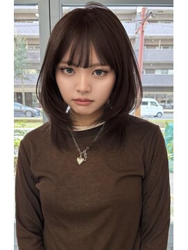 ニコ(nico) mediumlayer×chocolatebrown