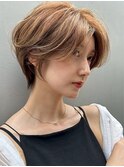 ブリーチハイライト髪質改善ダブルカラーレイヤーカット