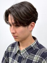 セプト 博多(SEPT.) センターパート フェザーパーマ マッシュヘア 刈り上げ 20代