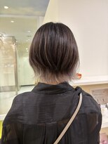 ギグス 栄店(gigs)&nbsp;インナーカラー/ボブ/ホワイトグレー/ハイトーンカラー/レイヤー