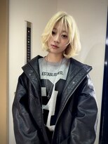 .elice 心斎橋 ダブルカラー/ウルフレイヤーカット【9/1NEWOPEN(予定)】 ショートウルフホワイトグレージュミニウルフオリーブグレージュ