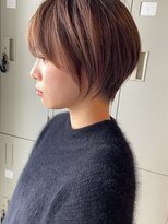 アトレ 福岡大名店(attrait)&nbsp;大人っぽいショートボブ×透け感ブラウンで洗練された印象に