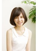 ナチュラル可愛いボブ