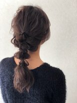 スーパーカット 元町店(SUPER CUT)&nbsp;編みおろしヘアアレンジ
