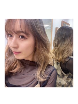 グレープ バイン(GRAPE VINE) 外国人風バレイヤージュ【Grape vine 新小岩】