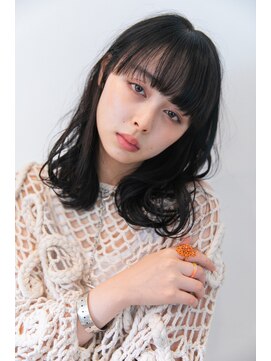 マウロア(MAULOA) 【MAULOA】黒髪抜け感セミディ