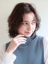 ルージュ 目白台店(ROUGE) パーマミディアムショートスタイル【護国寺駅.目白台】