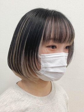 クアトロ グランシュ 川崎店(QUATRO × GranCieux) 【QUATRO川崎】個性派ハイライト/ハイトーン 谷口星利奈