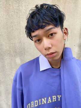 レーベル(LABEL) 【LABEL】筋感ブルーマッシュショート