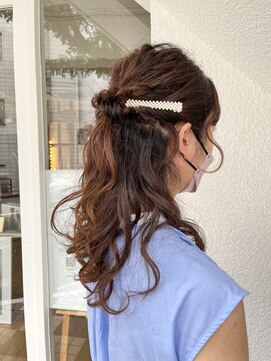 櫛の屋浜口店 ロープ編みダウンスタイル《ラムネhair ヒサマツマユミ》