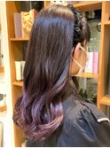 【neolive&渋谷店】ピンクバイオレットのグラデーションカラー