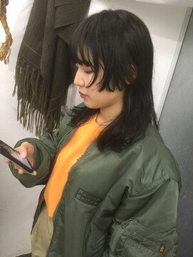 フィン(fin,) fin,/外ハネボブ/セクションカラー/グラデーションカラー