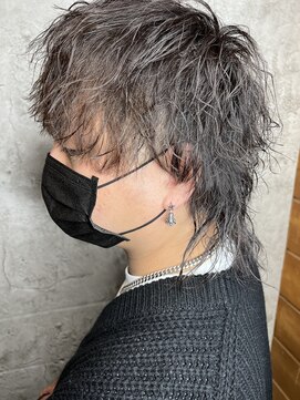 ロンド クラン 岡崎(Lond Clan) ツイストパーマ_ウルフカット_ウルフパーマ