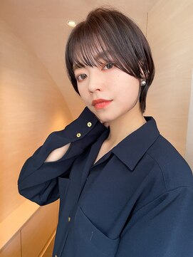 トゥルーズ 梅田店(TLUUS) 【TLUUSアプリコットオレンジハイライトカラーくびれヘア】