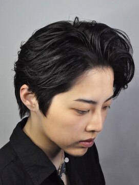 ヒロギンザ 上野店(HIRO GINZA) かきあげショートビジネスヘア束感