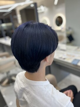 アース 秋田新国道店(EARTH) 2ブリーチで出来る濃いめブルーバイオレット