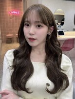 ラルムバイシー 新宿(LARME by Sea)&nbsp;レイヤーカット/レイヤー/顔まわり/シールエクステ/新宿/カラー