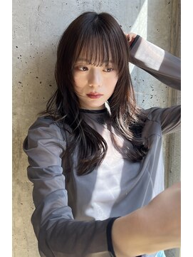 ヌイ 横浜(nui) くびれヘアアプリコットオレンジ