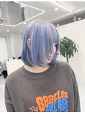ルーツカラー/ホワイト/ブルー/ケアブリーチ/ハイトーン/西葛西