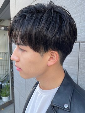 カインド 南青山(hair&make up KIND) フェードカット センターパート ニュアンスパーマ