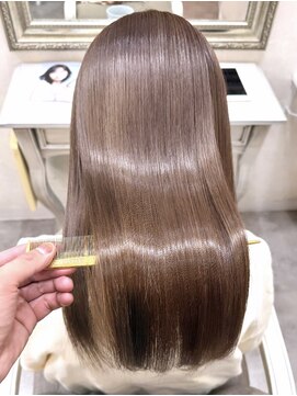 リルアーチ(Lillarch) 髪質改善/ミディアムレイヤーカット/縮毛矯正/TOKIO/前髪カット