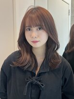 ビューブルー 亀戸錦糸町(VIEW BLUE)&nbsp;美髪カールシアーカラーピンクブラウンエアリーロングセミディ