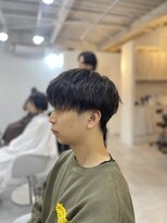 メンズカット バイ ソイクフ(メンズカット by SOY-KUFU)&nbsp;20代30代40代◎スーツ短髪流行刈り上げ波巻きパーマヘア