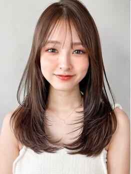 エルピス(elpis)の写真/白髪にお悩みの大人女性必見！【白髪ぼかしカラー】×【縮毛矯正】でオシャレで扱いやすい髪へ。