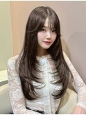 韓国風レイヤーカット