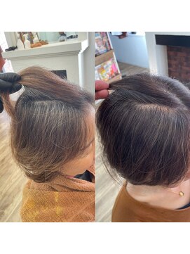 アメリ(Ameri) -Ameri-藤川☆白髪ぼかし【浜町/ショート/ボブ/髪質改善】