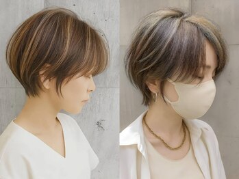 ロハスバイケンジ(LOHAS by KENJE)の写真/時間が経っても美しい。白髪を活かしたデザインカラーで、明るく柔らかい印象の大人スタイルに