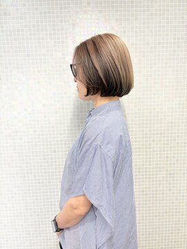 ビア 門前仲町(bia) 30代40代50代〈門前仲町 マンツーマン〉ミニボブ×デザイン