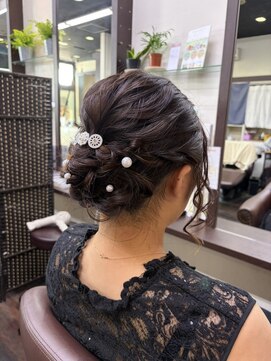 ヘアープレイスルシア(Hair Place Lucia) お呼ばれヘアセット