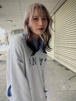 ネハス 名古屋栄店(nehus.)&nbsp;ブリーチ/クラゲヘアー/小顔に見せるヘア/ココアベージュ