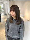 レイヤー×くすみグレージュカラー