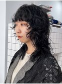 【今が旬】ミディアムウルフパーマ