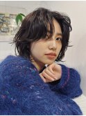 レイヤーボブ/ウルフ/ニュアンスパーマ/顔周り/10代20代30代