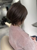 レヴリー(reverie)&nbsp;白髪ぼかしショートボブ髪質改善ハイライトカラーヘッドスパ40代