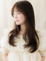 カバーヘア ブリス 志木南口駅前店(COVER HAIR bliss)&nbsp;透けバング暗髪スモーキーカラーラフロングTd3志木20代30代40代