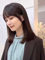 アンフィニー 銀座(ANFINI)&nbsp;前髪/顔まわり小顔/大人レイヤー/レイヤーカット/丸顔/面長/銀座