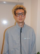 ノル 栄矢場町(nol)&nbsp;金髪スパイキーショート×テーパーフェード