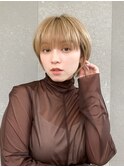 ハンサムショート/丸みショートボブ/20代30代40代50代/顔周り