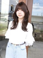 Idk 透明感カラー/モカブラウン/くびれ巻き